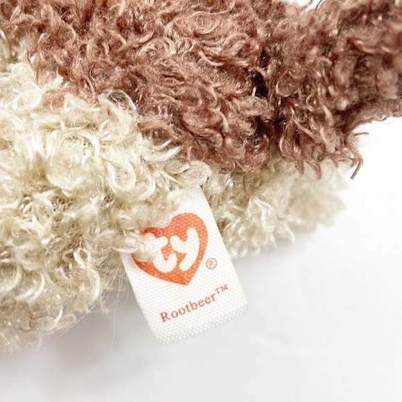 TY Rootbeer Beanie Baby puppy dog stuffed animal - Picture 4 of 5